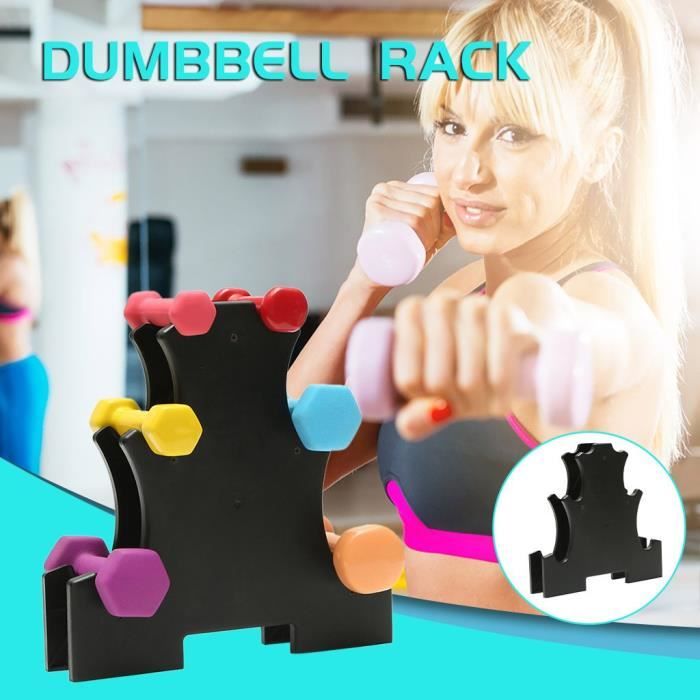 Haltère Rack Stand 3 niveaux haltères Hand Weights Sets détient 30 livres @suey407