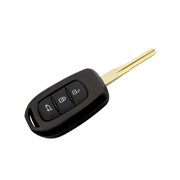 CLE PLIP RENAULT Kadjar Koleos Duster Twingo 3 Trafic Clio 4 Master DACIA Sandero Dokker 3 boutons COQUE @Pro-Plip