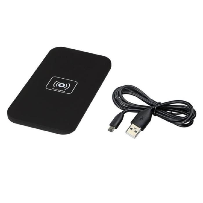 Chargeur induction universel - Base QI noire - Inbay