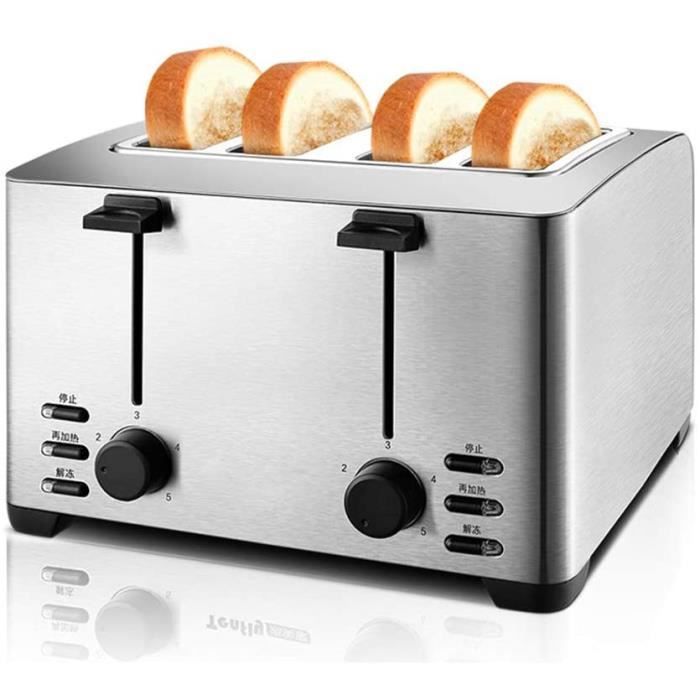 ZHLZH Toaster, Grille-Pain,Accueil Conducteur de Sol pour Grille-Pain à 4 tranches