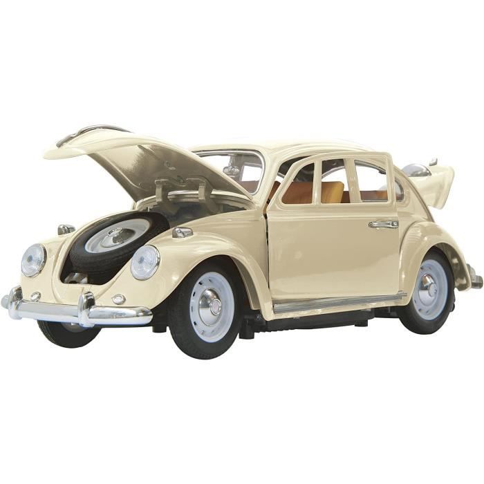 VEHICULE MINIATURE ASSEMBLE ENGIN TERRESTRE MINIATURE ASSEMBLE Jamara Volkswagen Coccinelle 1?: 18 RC Cast 27 MHz, véhi608