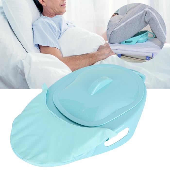 Bassin de lit portatif de toilette de lit de ménage Avec couverture pour patients alités Femme enceinte âgée-NIM