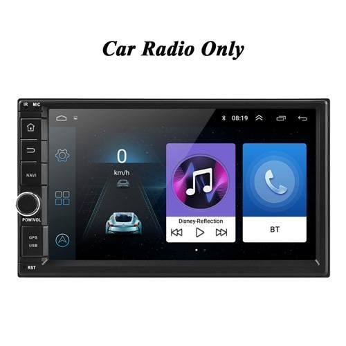 Radio seulement autoradio universel Android 8.1, 2 din, Bluetooth, GPS, WIFI, lecteur multimédia, ISO, Androi