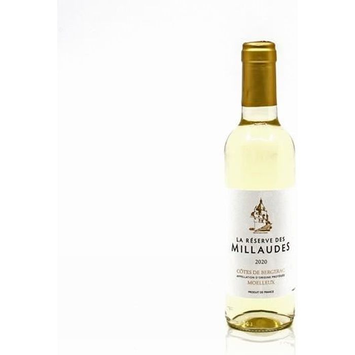 La Réserve des Millaudes AOP Côtes de Bergerac Moelleux 2020 37,5cl