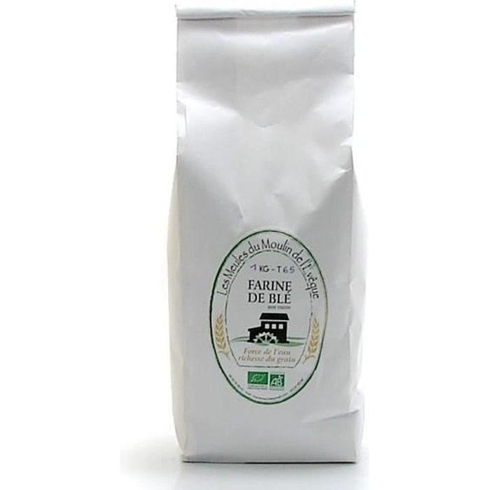 Farine de Blé BIO T65 Les Meules du Moulin de l'Evêque 1 kg