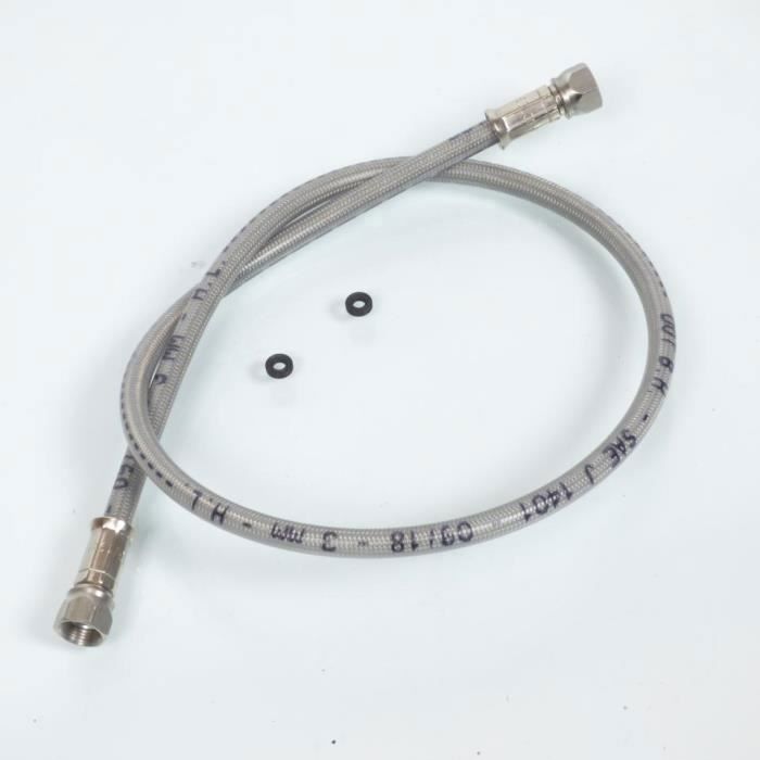 Durite de frein aviation longeur 475mm sans raccord banjo Moto Scooter Quad