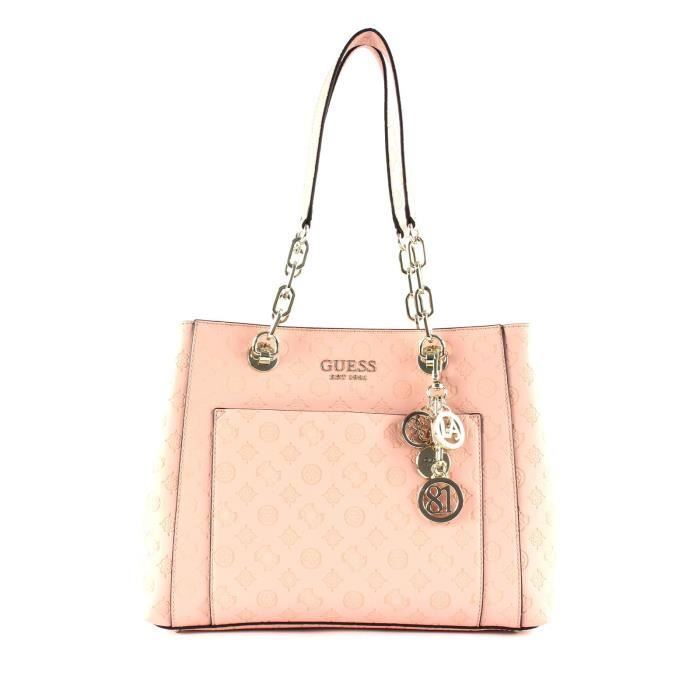 GUESS Sac à Main Pêche Femme