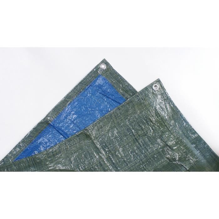 TECHIT Bâche légère spéciale stère de bois 68g/m² - 1,5 x 6m