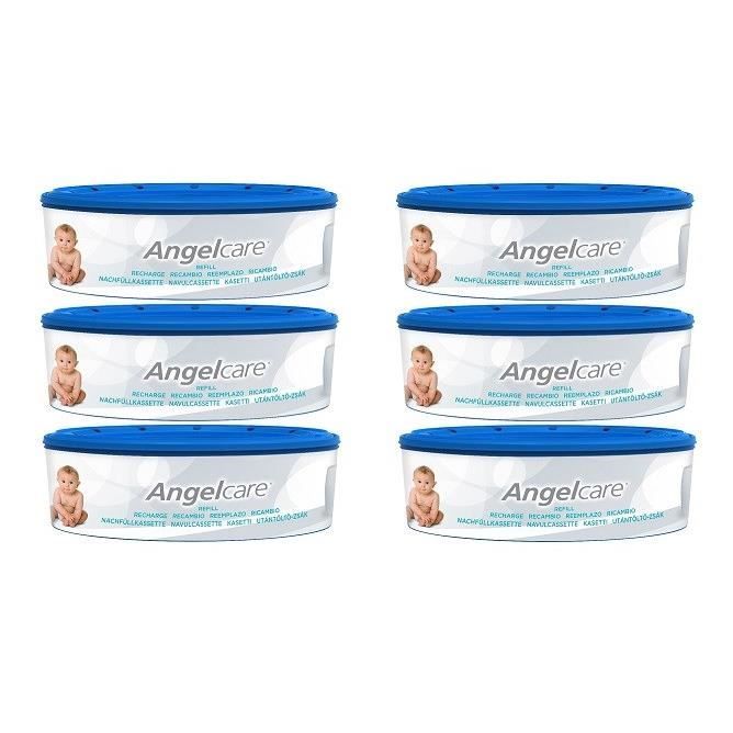ANGELCARE Recharges Rondes Compatibles : Classic, Mini, Comfort, Deluxe x6