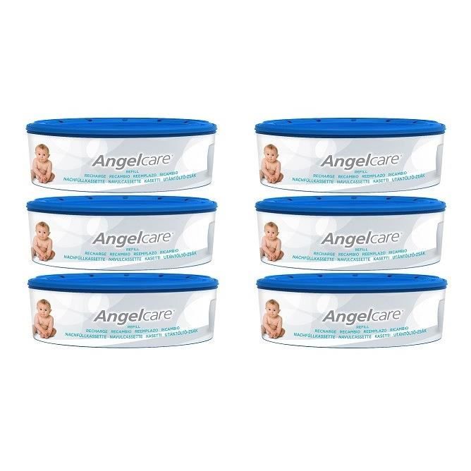 ANGELCARE Recharges Rondes Compatibles : Classic, Mini, Comfort, Deluxe x6