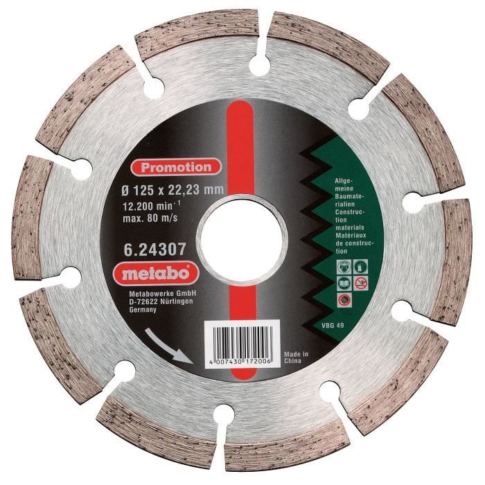 Disque diamant universel -SP- 125 x 22,3 mm