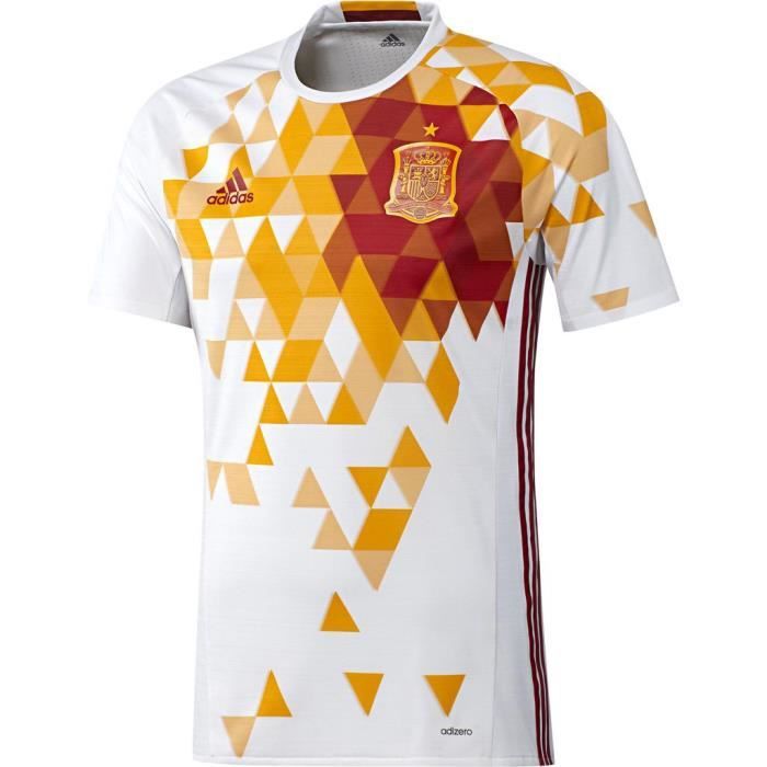 ADIDAS Maillot de football Espagne - Réplique -Blanc et Rouge