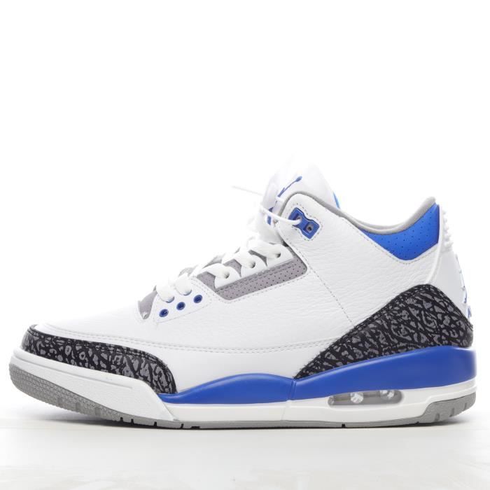 Airs-Jordans 3 Retro Racer Blue CT8532-145 BASKETS Homme Femme Sz-40