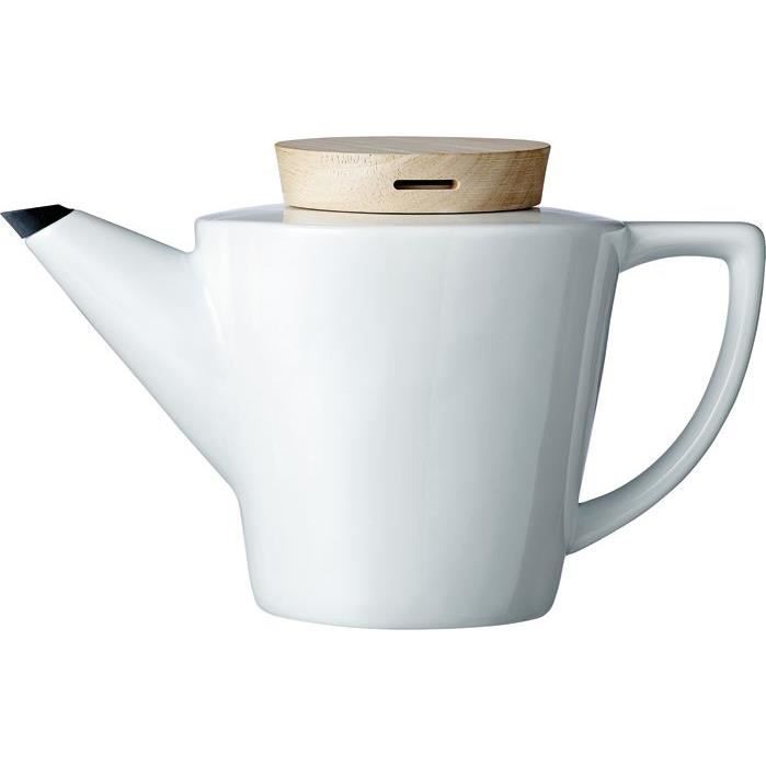 Theiere Wood infusion porcelaine 1l