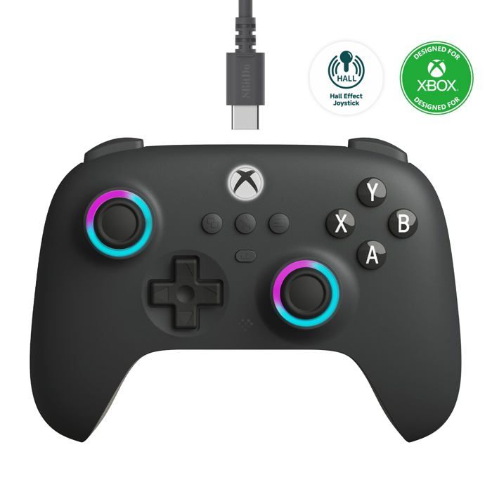 Manette de jeu - Ultimate C - Filaire - Compatible Xbox Series X/S - Éclairage RGB personnalisable