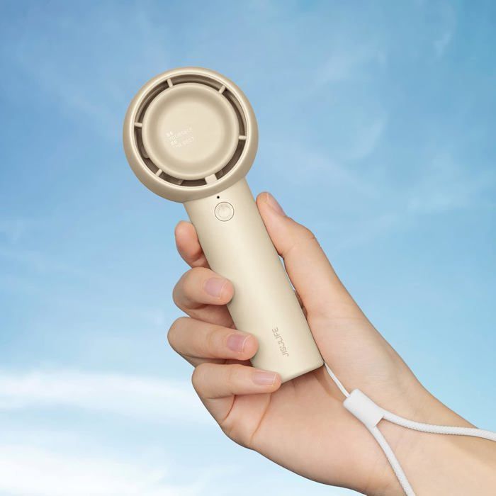 JISULIFE Mini ventilateur portable, design sûr sans pales, ventilateur turbo 3 vitesses, compact pour voyages/sacs à main, cadeau fille/femme JISULIFE Mini ventilateur portable, design sûr sans pales, ventilateur turbo 3 vitesses, compact pour voyages/sacs à main, cadeau fille/femme