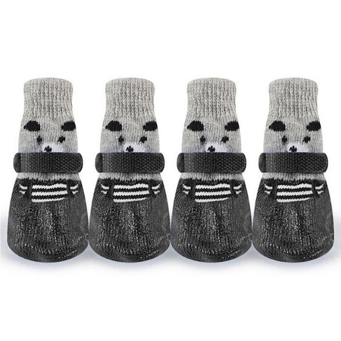Meilleurs prix pour Lot de 4 chaussettes antidérapantes et imperméables pour animaux protection des pattes en extérieur