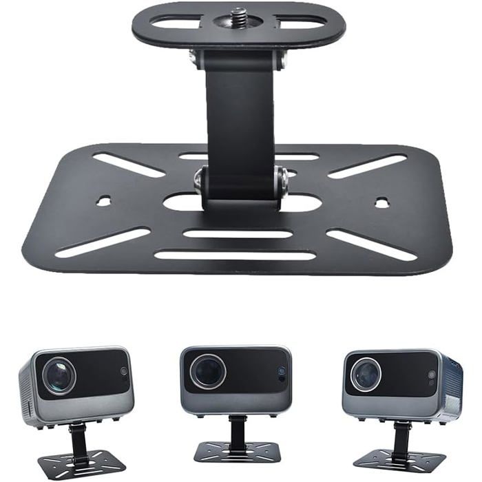 Support de vidéoprojecteur Mini projecteur, Support Pliable Ultra Compact Multifonction avec vis Universelle 1/4, Rotatif à 360°, Convient | Leroy Merlin