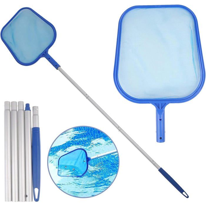 VGEBY Épuisette à feuilles de piscine avec perche télescopique - Idéale pour piscines et spas