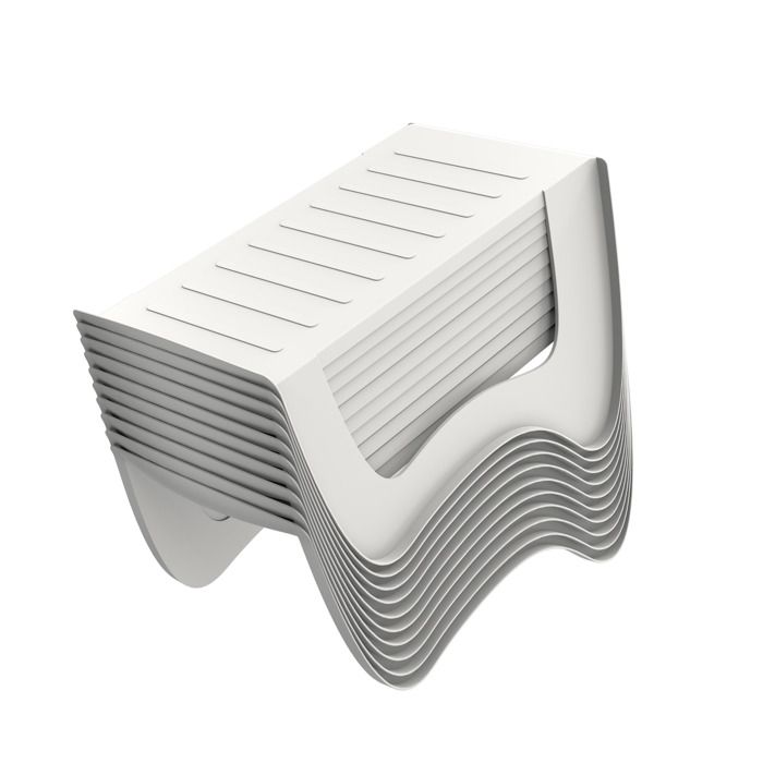 Organisateur / étagère à chaussures - AUFUN - Empileur 10 pièces - Antidérapant - Empilable double couche - PP résistant