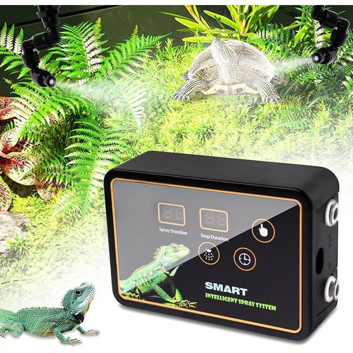 Brumisateur Terrarium Reptiles Plantes Système Humidificateur Plantes dintérieur avec Minuterie et Arroseur de HUMIDIFICATEUR