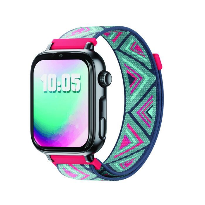 SaveFamily SaveWatch Plus 2 Montre pour Enfant GPS Appels Whatsapp App Store Cadran et Bracelet en Tissu Tribeca - vue 2