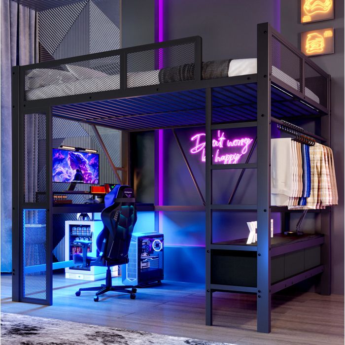 Lit Mezzanine Noir