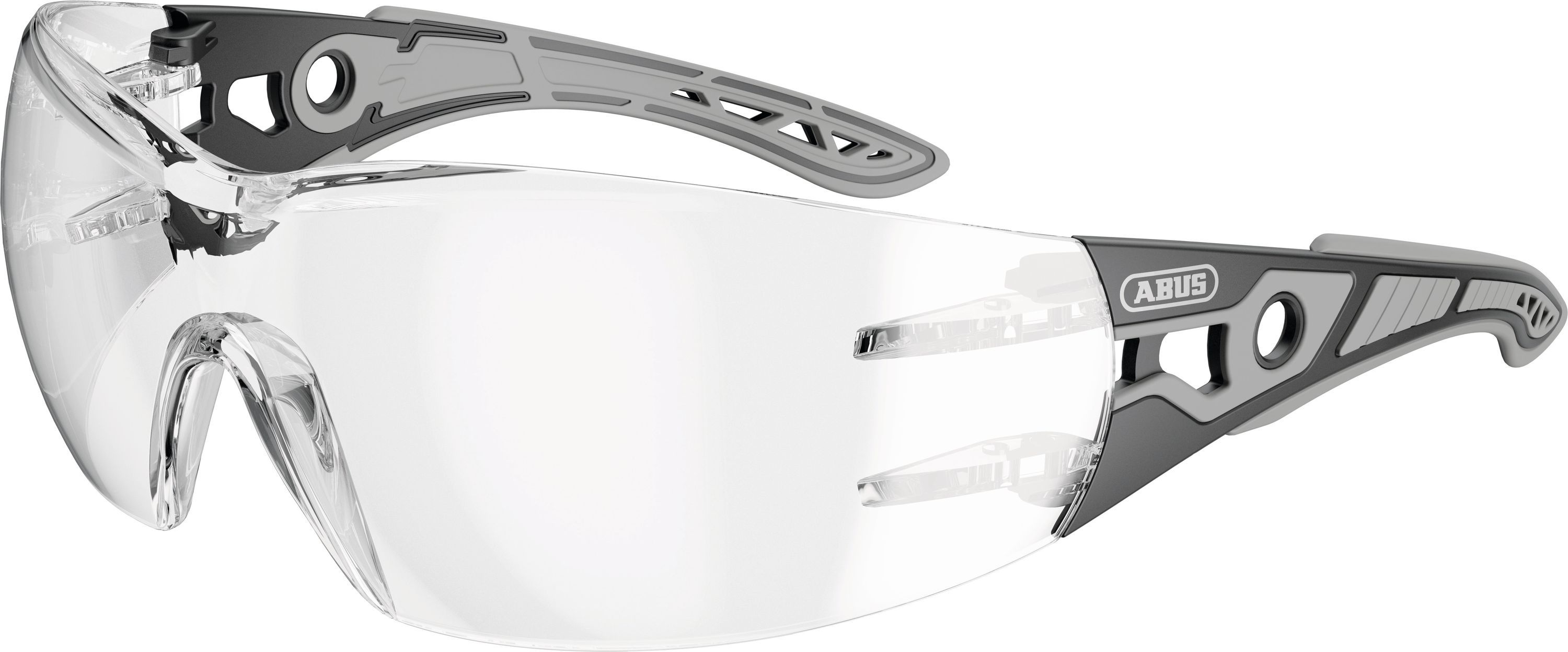 Lunettes de chantier - ABUS - XACTO - Verres noir/gris transparent effet velours Lunettes de chantier - ABUS - XACTO - Verres noir/gris transparent effet velours