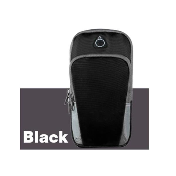 Le noir - Brassard de sport universel, étui de sport pour iPhone 13 12 Le noir - Brassard de sport universel, étui de sport pour iPhone 13 12