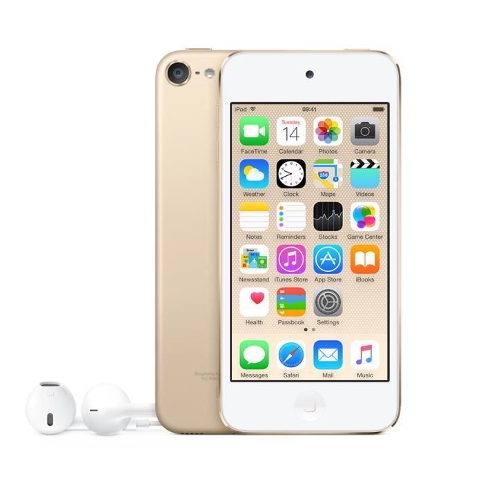 Acheter Apple iPod touch 16GB Lecteur MP4 16 Go Lightning Appareil photo intégré Or Casque audio Reconditionné - 159,90 € Apple iPod touch 16GB Lecteur MP4 16 Go Lightning Appareil photo intégré Or Casque audio Reconditionné - Apple reconditionné disponible sur Cdiscount Seconde Vie
