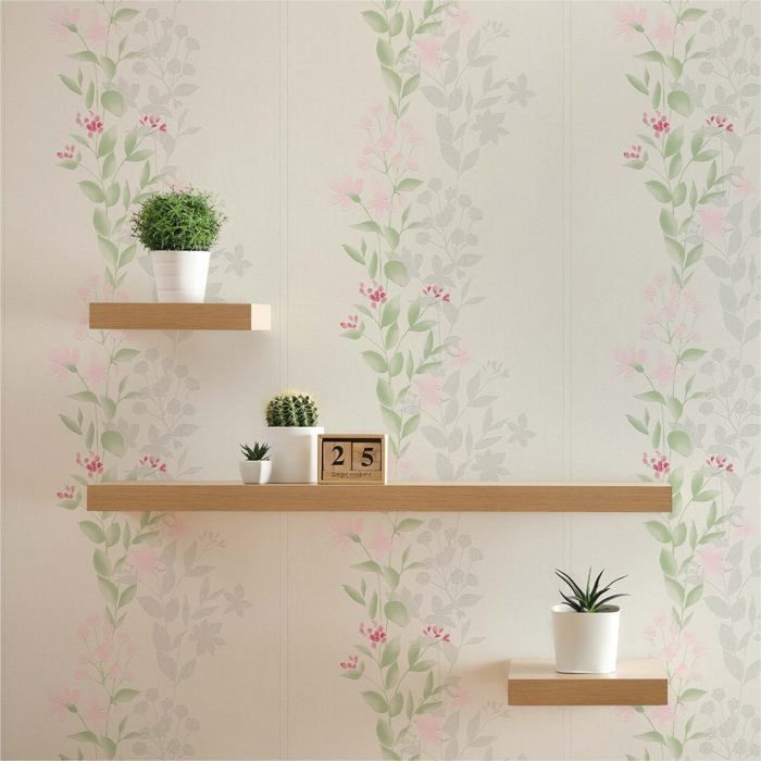 Papier peint Mario fleurs M1-No.4433 | intissé | multicolore | pétrole