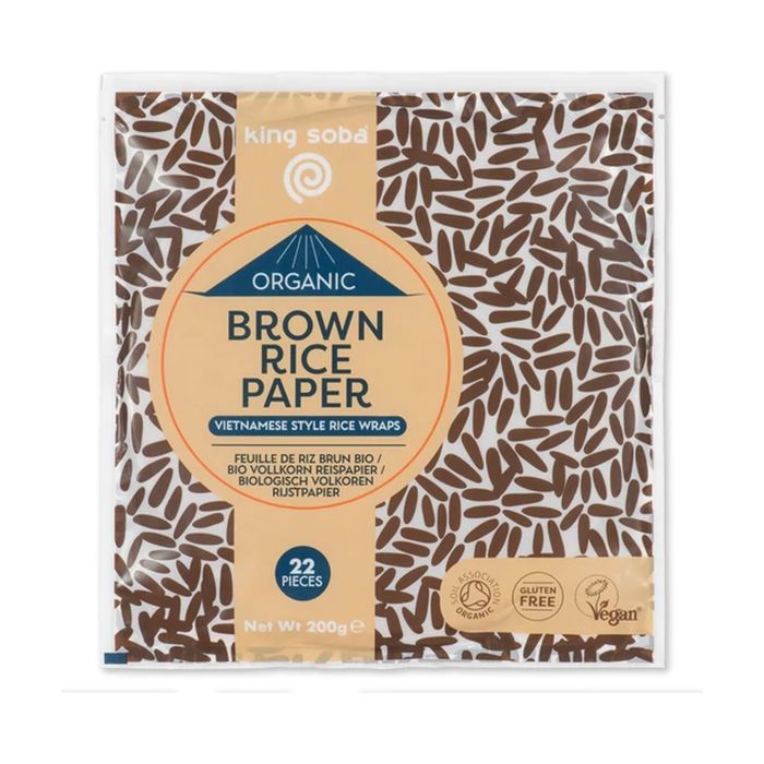 KING SOBA - Feuille de riz brun biologique 200 g - Cdiscount Au quotidien