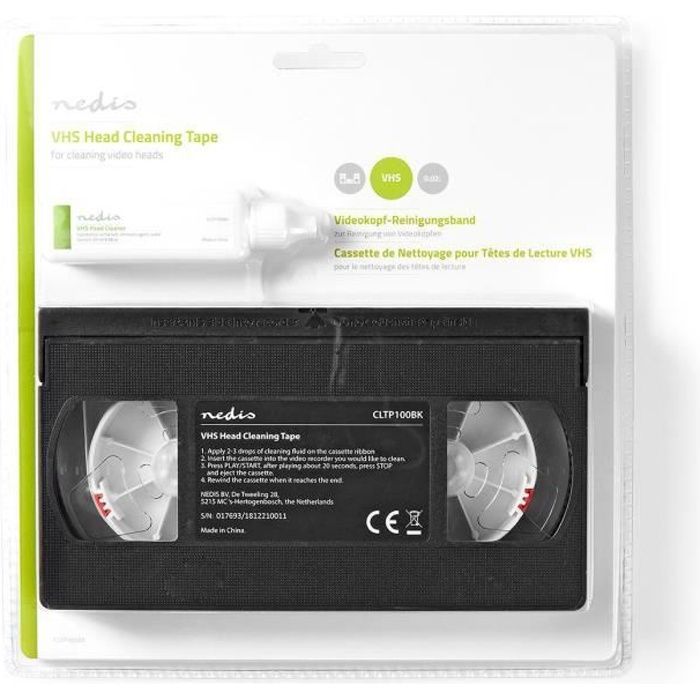 Nettoyeur De Tête De Cassette Audio - Kit De Démagnétisation Et Nettoyage Pour Magnétophones - 3