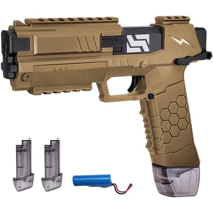 Pistolet à Eau électrique Alldoro - Avec Lumière, Portée 8 M, Pour Enfants à Partir De 3 Ans, Bleu