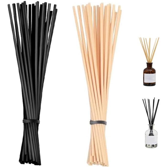 Batonnets Diffuseur Parfum,100 Pièces Bâton Diffuseur De Roseaux Fibre