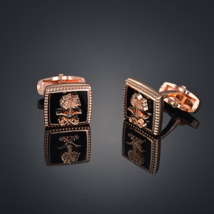 Boutons De Manchette Perle Florale - Lot De 2 Pièces Artisanales Pour Chemisiers Femme & Homme - Accessoire Mode Décoratif