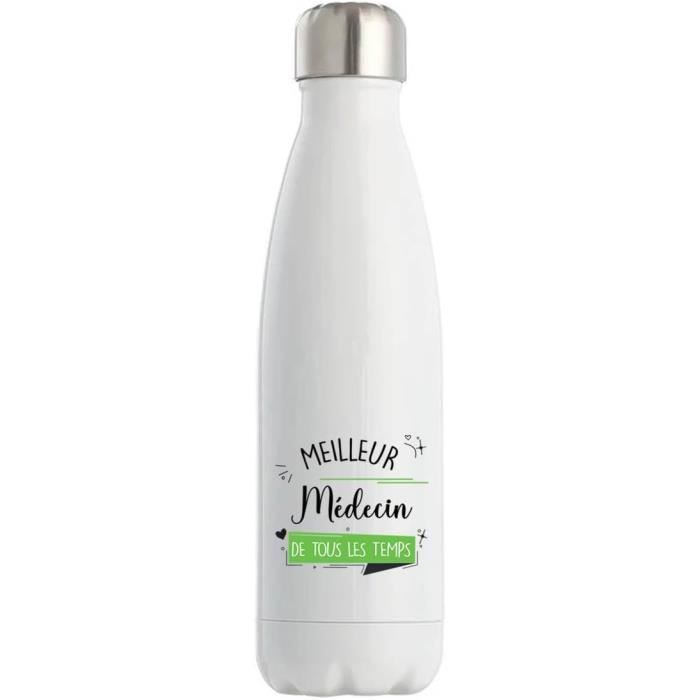 Bouteille isotherme personnalisable médecin infirmière main image 1