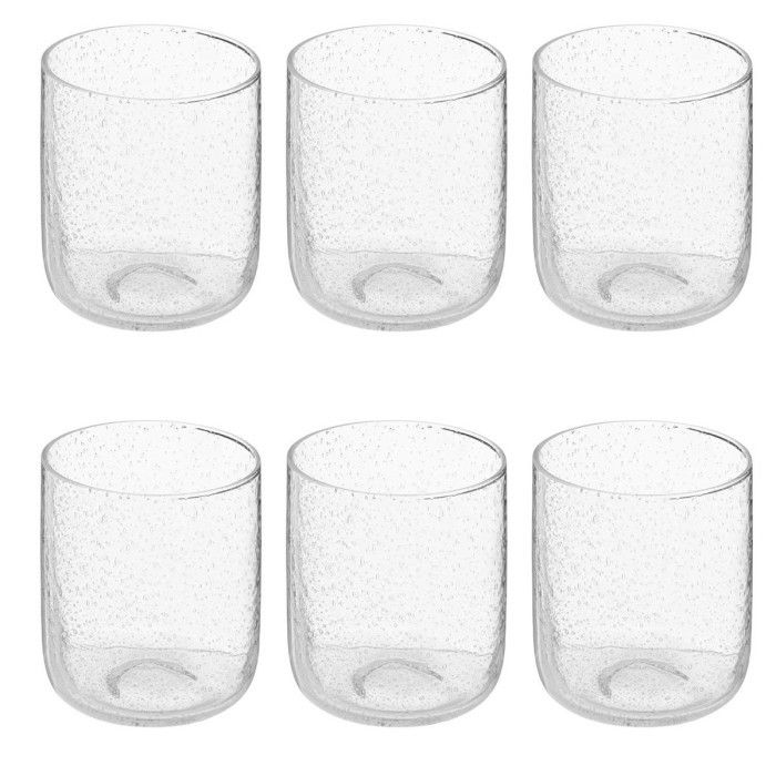 INFTYLE Lot De Verres Tiki Transparents De 177 à 414 Ml, Verres à Cocktail Modernes Parfaits