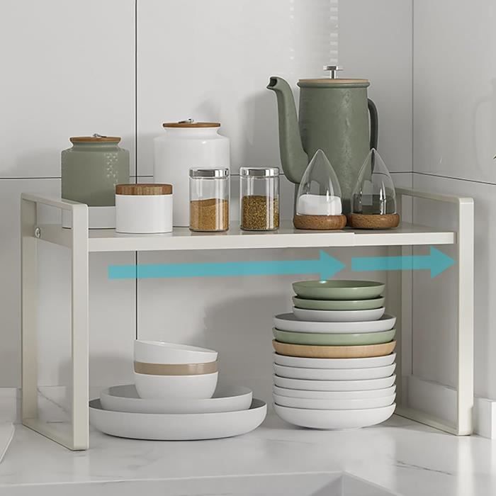 Étagère De Cuisine Extensible Pour Armoires De Cuisine Et Plans De
