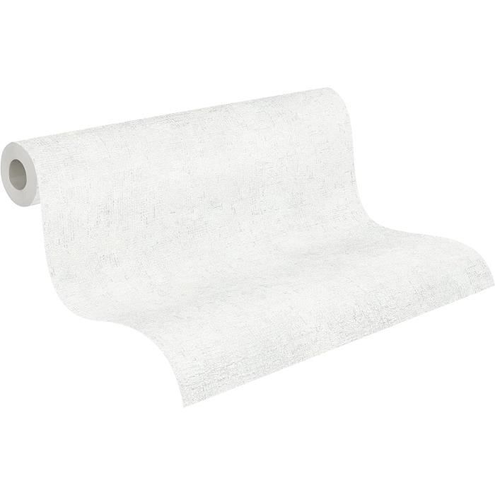 Papier Peint Blanc Brillant