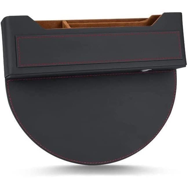 WEYEZE Siège De Voiture Gap Boîte Pour Mini Clubman/Countryman R55 F54 Console Latérale Boîte De Rangement SièGes Espace Sac De Rangement Boîte De Rangement D'écart,Passenger Black