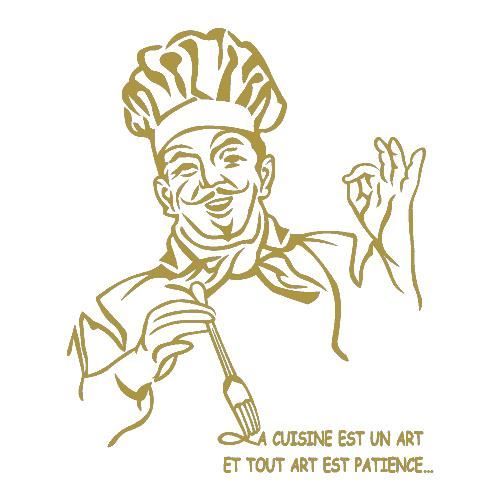 Stickers Citation Chef Cuisine Ref T Mk7 Or 140x169 Cm 3 Parties Cdiscount Maison Stickers Citation Chef Cuisine Ref T Mk7 Or 140x169 Cm 3 Parties Cdiscount Maison