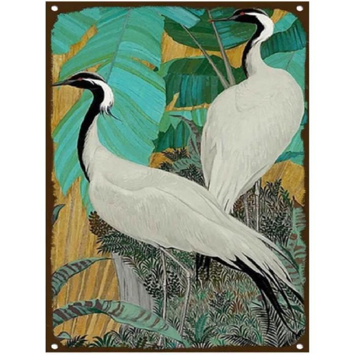 Lot De 24 Plaques En Métal Rétro Vintage Pour Maison Et Garage 20 X 30 Cm