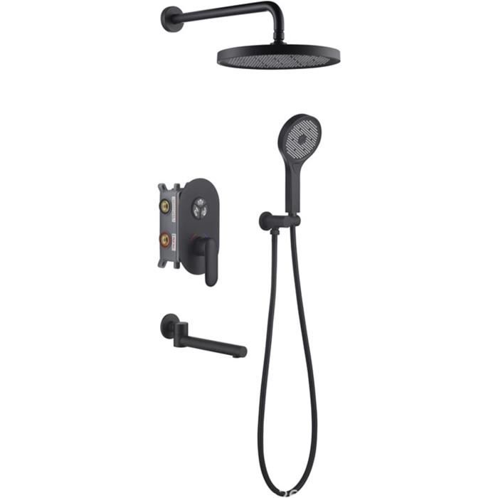 Douche Encastrable Tete de Douche Pluie, Colonne de Douche avec