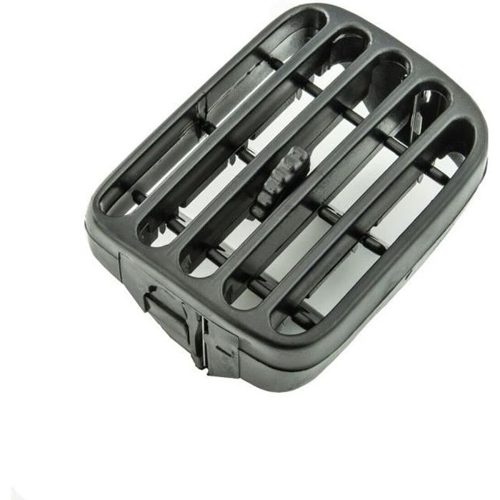 2 Grilles D'Aération Centrale Noires - Compatible Renault Clio II - Installation Facile FINAO