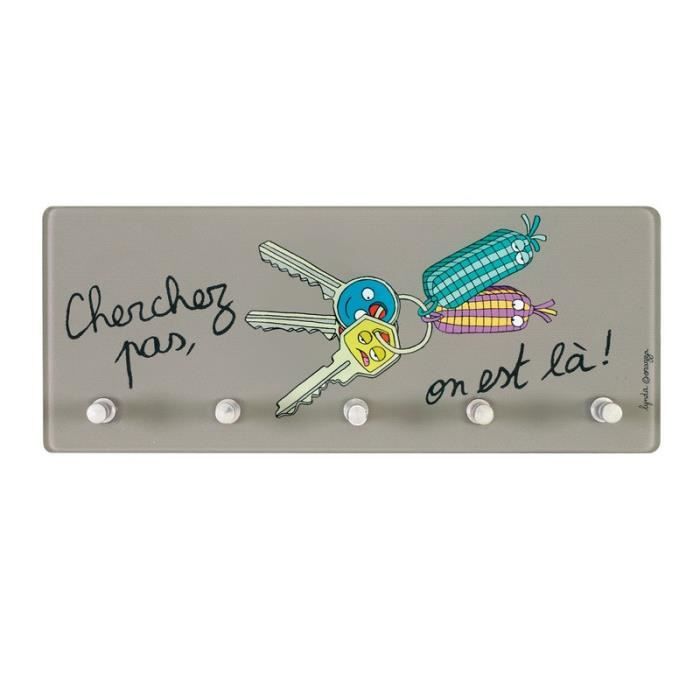 Accroche Cles Desol Cherchez Pas Derriere La Porte Achat Vente