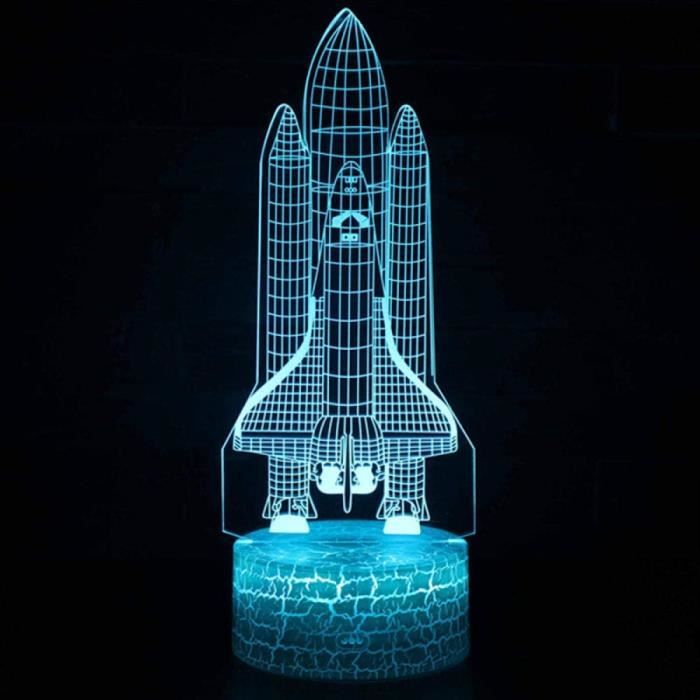 ROCKET-Veilleuse LED Fusée H19cm - | Leroy Merlin