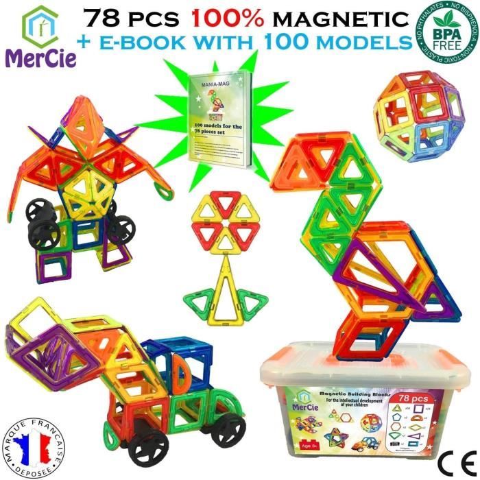 Jeu de construction éducatif - MERCIE - 160 pcs - bâtons avec mâchoire et  rotule + roues de voiture - 6 à 10 ans - Cdiscount Jeux - Jouets