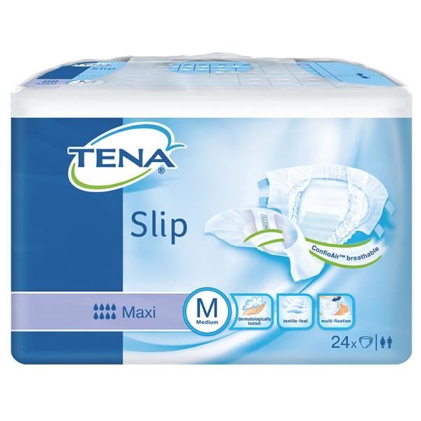 Couches adulte TENA Slip M Maxi Pack de 6 sach Cdiscount Santé