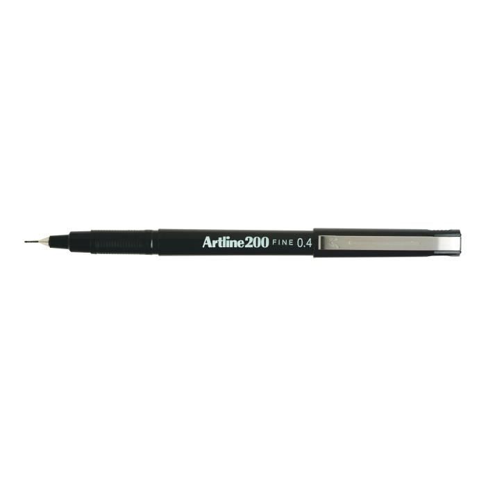 Artline 200 - Feutre fin - noir - encre à l'eau - 0.4 mm - fin